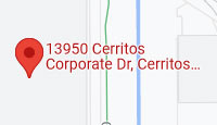 Google Map of 13950 Cerritos Corporate Drive Suite A Cerritos, CA 9070